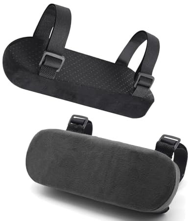Gurxi 2 Stück Armlehnenschoner Für Sessel Ersatzteile Bürostuhl Armlehne Gaming Stuhl Armlehne Pads Ellbogen Kissen Druckentlastung Ergonomischer Stuhl Armlehnen Polster Für Schreibtischstuhl