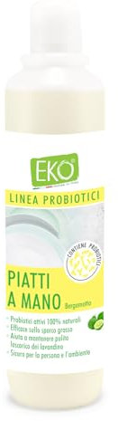 Detersivo Piatti a Mano con Probiotici al Bergamotto 500ml