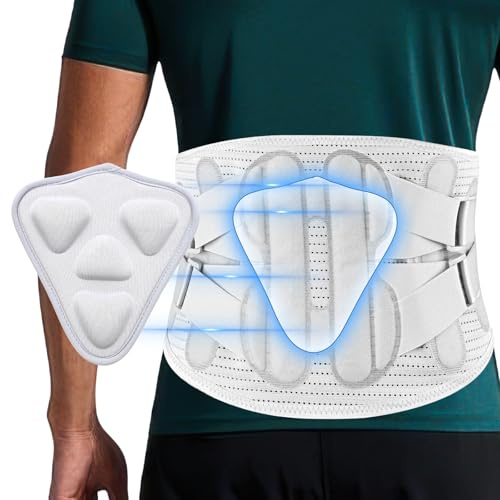 SKXZK Ceinture de soutien dorsal pour soulager la douleur lombaire inférieure pour homme et femme - Qualité médicale - Compression orthopédique pour nerf sciatique, scoliose, disque ou levage au