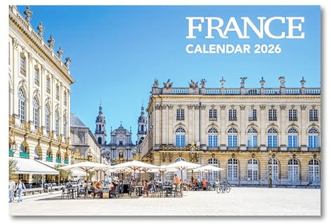 FRANCE Calendar 2026 | Stunning French Photography | Bilingual Days & Holidays | Ample Writing Space | Eco-Friendly & Durable