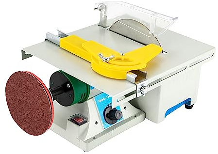 Polisseuse de Pierres Précieuses 750W 10000 TR/Min, Machine de Découpe de Scies de Table, Scie à Table 5 en 1, Pinces De Forage1.5-10mm pour Polissage Meulage et Sculpture De Bijoux Et Pierres