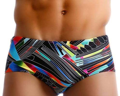 YOUKD Slip da Bagno da Uomo Costume da Bagno Atletico Costume da Bagno Asciugatura Rapida Swim Briefs