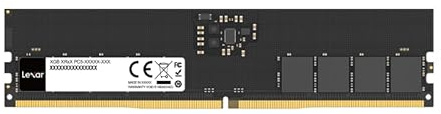 Lexar UDIMM RAM DDR5 8GB 5600 MHz Memoria RAM, 288-Pin UDIMM PC Memoria, Memoria de Computadora de Alto Rendimiento, Actualización de Módulo RAM de PC, 1.1V, CL46-45-45-90