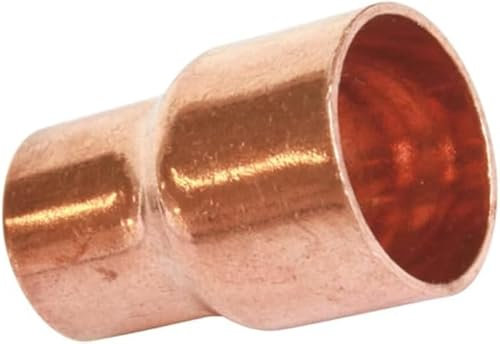 3S SuperSamaStore Riduzione Raccordo Ridotto Rame a Saldare Maschio 5/8″ x Femmina 1/2″ per Condizionatori, Giunto Rame Professionale per Tubi di Impianti di Climatizzazione e Idraulici