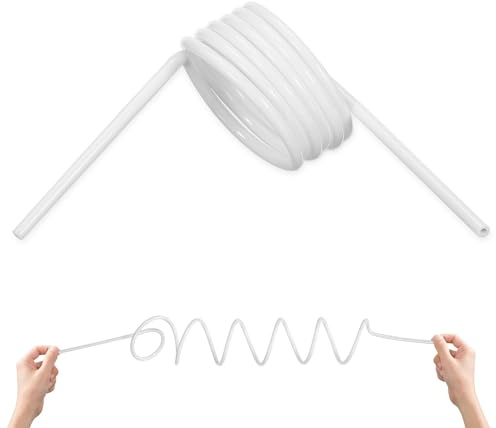 TOPPERFUN Tubo di Ricambio per Idropulsore Flessibile, Accessorio Compatibile Wp-100 Wp-660, Tubo Acqua per Risciacquo Dentale, Materiali Resistenti, Facile Installazione per Cura Orale