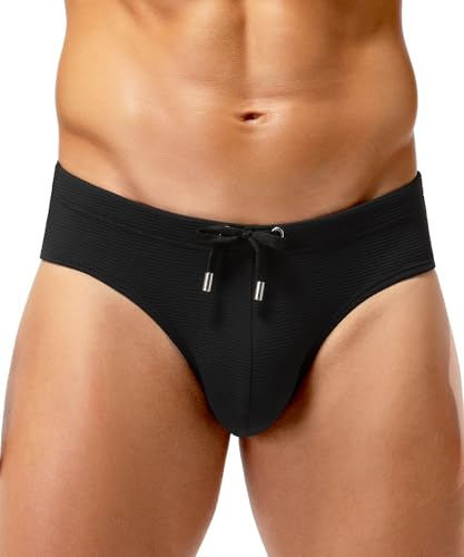 Casey Kevin Slip de Bain Homme Maillot de Bain Hommes Sportif Séchage Rapide Confortable pour Plage et Piscine