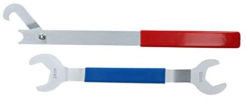 AB Tools Llave ventilador viscoso de 32 mm + 36 mm polea sujeción tuerca cubo ventilador