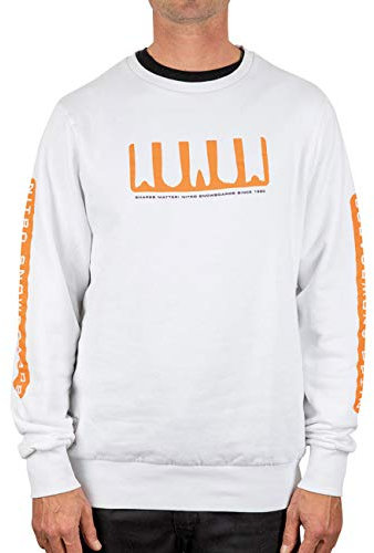 Nitro Erwachsene Weekend Crew'20 Neck, White, M