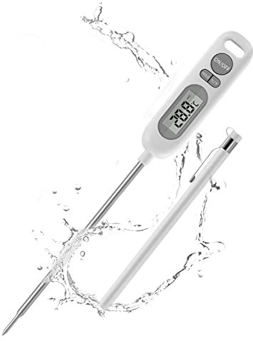 Termometro Cucina Digitale Termometro da Cucina Termometro Carne con Lettura Istantanea per cucina, Alimenti, frittura, grigliate, barbecue