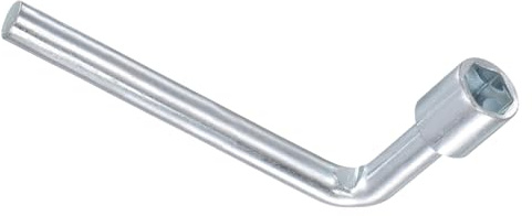CoCud Llave de Vaso Hexagonal en Ángulo en Forma de L Métrica, | 10mm | Llave de Vaso Hexagonal de Cabeza Única en Ángulo de 6 Puntos, 1 Pieza