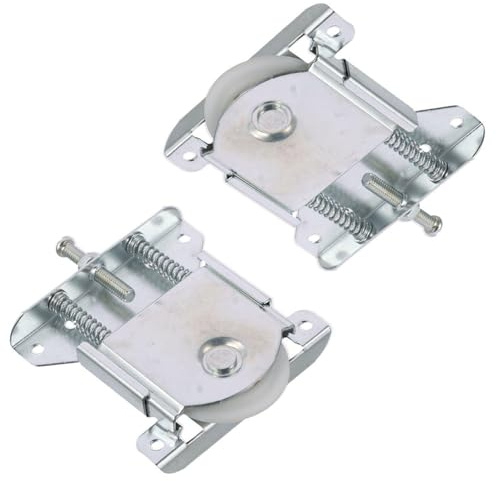 2 Pezzi Rulli per Porta Scorrevole,Ruote Scorrevoli per Armadio,Kit di Ricambio per Ante Scorrevoli Dell'armadio,Accessori per Porte Scorrevoli,Porta Scorrevole Puleggia,per Armadio,Finestre