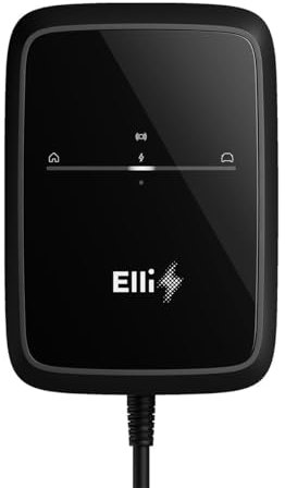 Elli Charger 2 Connect 139915003C Wallbox | 11 kW | 7,5m Typ 2 Kabel | RFID/APP/ISO 15118 (PnC) | integrierter Energiezähler | LAN/WLAN | DC-Schutz | Ladestation für Elektro-/Hybrid-Auto