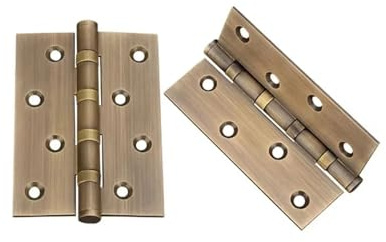 2 piezas de herrajes for bisagras de muebles, puertas y ventanas(Chrome)