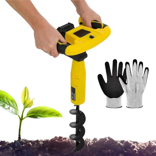 Trivella di terra senza fili con funzione inversa, alimentata a batteria per piantare giardini e pali di recinzione