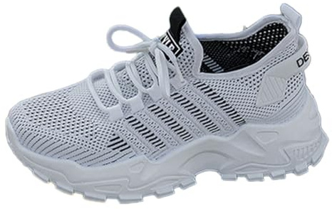Scarpe per Diabetici Donna da Sneakers in Maglia Traspirante Corsa e Abbigliamento Casual Quotidiano - Slip-on Sportivo con Design Moderno Calzata Comoda Ogni Stagione (Grey, 39)
