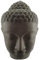 Ciffre Buddha Stein Kopf ca. 50cm Steinfigur Skulptur Feng Shui Garten Deko Wetterfest Lawa Stein aus Bali