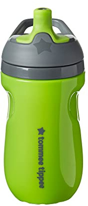 Tommee Tippee Sportee Bouteille d'eau isotherme pour enfant – 12 mois et plus, 1 pièce, vert