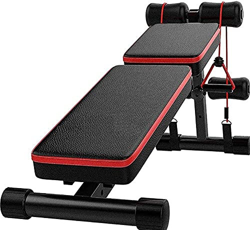 Sit-ups, zusätzliche Multifunktions-Hantelbank, verstellbares Rückenbrett, Hantelbank, Bauchmuskeln, Fitnessgeräte für Zuhause, Outdoor, Fitnessstudio, Männer und Frauen, allgemeine Zwecke