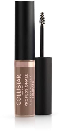 Collistar Gel Sopracciglia Colorato, Infoltente, Fissante e Rinforzante con Mini-Applicatore di Precisione, Effetto Laminazione Sopracciglia Perfette, n. 1 Biondo, 6 ml