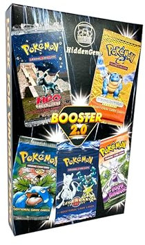 Pokibo's Hidden Gems® Booster Box 2.0 - Jede Box enthält 4 Booster Packs P® Booster Card Box - EN/JP - Originale Karten