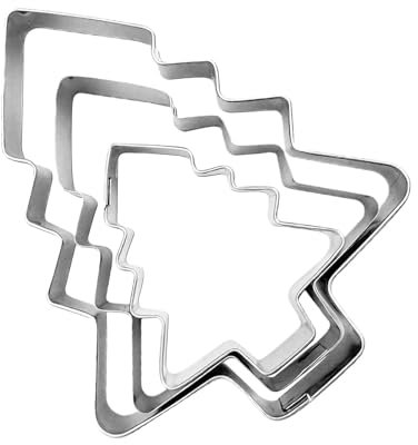 Stampi da forno natalizi,Stampi natalizi da forno - Stampo per decorare torte per biscotti - Forme per biscotti festival, stampi per biscotti a forma di albero di Natale di omino di pan di