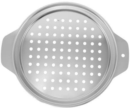 KOCKSHION Per Vapore Acciaio Inossidabile Vassoio Per Pizza e Coperchio Per Cottura Vapore Cucine Forni e Grill Design e Isolamento Termico Per Cottura Sicura