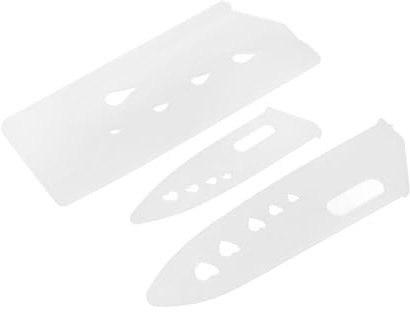 Mipcase 3 Piezas Cuchillo Caso Pequeño Vaina Derecho Protección Cubrir Seguridad Protector Mangas Hojas Cortador Manga De Cocina Funda Para Cuchillo De Chef Plastico Pp