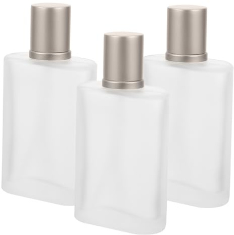 Veemoon 3 pièces Flacon Vaporisateur Parfum Verre Mat Rechargeable Portable Bouteille de Voyage Spray Fin pour Huiles Essentielles et Cosmétiques Couleur Aléatoire Couleur Aléatoire