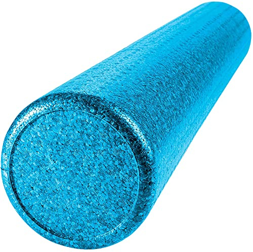 JFIT High Density Foam Roller, Solid Blue, 36-Inch