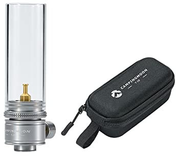 Campingmoon Camping Gaslampe Outdoor Gaslaterne Portable Traumhafte Kerze Camping Zelt Laterne Glas Laterne