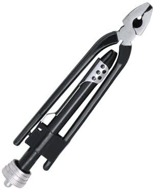JTZXJJX 6 Inch Safety Wire Pliers, 0.3-0.7mm Lock Wire Twisting Tool for Gripping, Twisting and Cutting in Automotive and Mechanical Repair