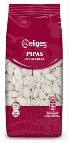 Ifa Eliges Graines de Courge Grillées et Salées, Pack de 3 Sachets de 125g