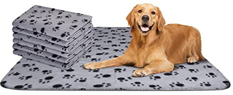Nobleza - 6 x Dog Blanket Cat Cushion Puppy Kitten Sleep Pad Mat Pet Bed Cover Washable Warm Soft Fluffy Fleece Blankets 75 * 75cm
