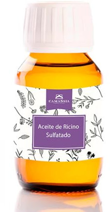 Camassia Aceite de Ricino sulfatado | Ingredientes varios | Aceite rojo de Turquía para hacer aceites de baño y agua micelar | 100ml