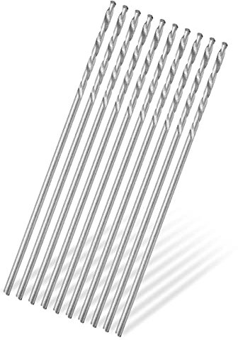 BWLZSP 10 Stücke Spiralbohrer Kleine Zylinderschaft Perle Bohrer Set Holzbohrer Set Bohrmaschine Werkzeug Hardware 0,75mm