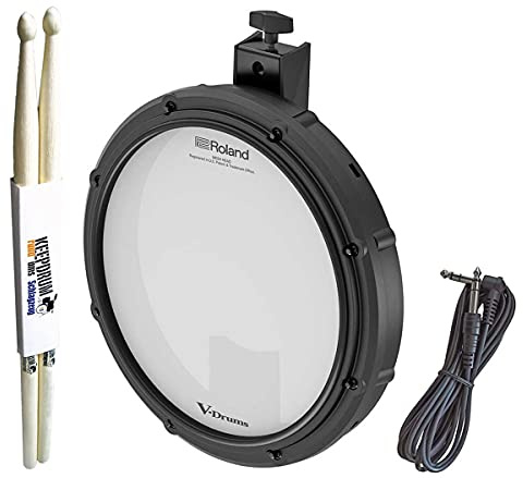 Roland PDX-12 V-Pad 12 Zoll für Snare und Toms + keepdrum Drumsticks