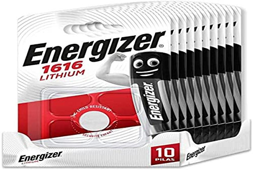 Energizer - Pack de 10 Pilas Especiales 1616 una Pila para una Necesidad, sin Mercurio añadido y Potencia para Dispositivos pequeños
