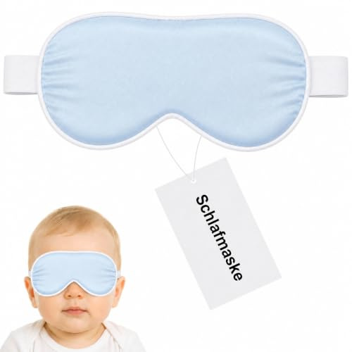 FOMIYES Lunettes Bébé Ice Silk Eyemask Moulé Ombre à Yeux Sommeil Cache-Yeux Soie Bandeau Sommeil 3D Eye Shadow Eye Kid Sleep Sleep Silk Newborn Eye Shadow Enfant