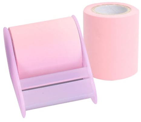 MINAOLULUS Adesivi Promemoria Multifunzione Set Da 3 Pezzi Rotolo Di Appunti Portatile e Nastro Decorativo, Foglietti Staccabili Senza Residui Per Casa e Ufficio