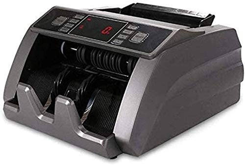 JIQHOHX UV/MG - Money Counter with UV/MG Counterfeit Detection - Bill Counting Machine, US Dollar Currency Banknote Counter Selected Single Denomination to Calculate The Total Monetary Value