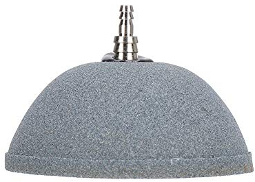 UPALDHOU Diffuseur D'oxygène Hydroponique Durable pour Aquarium, Aérateur de Pierre à Bulles Frittée, Matériau Robuste pour Pompe D'étang de Réservoir de Poissons, 6 Cm pour Aquariums (15 cm)
