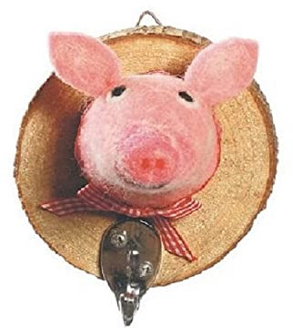 Baden 2108455 Kleiderhaken Filz,Einheitsgröße, 16 cm,