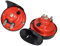 Autohobby HT3010 Hupe Horn f?r Auto 12V Kompressor 2 Klang Fanfare LKW PKW Boot Caravan