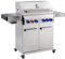 TAINO PLATINUM 4+2 Gasgrill Edelstahl komplett 4 Brenner mit Seitenkocher und Keramik Sear-Burner Power-Zone Seitenbrenner