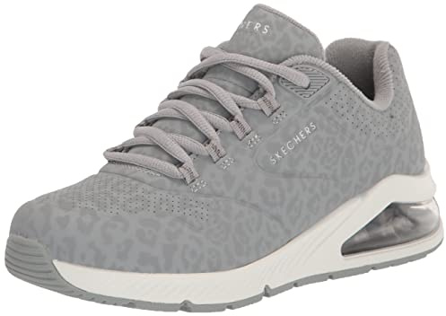 Skechers Damen UNO 2-in-Kat-Neato Sneaker, Grau, 36 EU