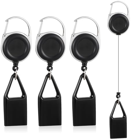 4 PCS Lighter Leash, Retractable Pants Lighter Clip, Anti Lost Lighters Cover Convenience Belt Leash Keychain for Fishing Hiking Camping House Supplies (Black)