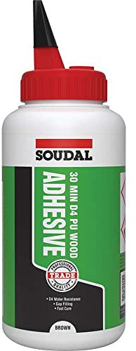 Soudal 30 Minute Bond D4 PU Wood Adhesive Liquid 750 Gr Bottle