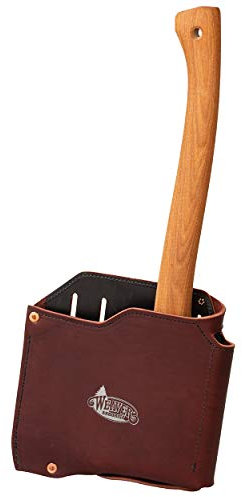 Weaver Arborist Leather Plastic Lined Burgundy Axe Sheath/Protector, 08501-06