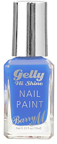Barry M Cosmetics Gelly Hi Shine Gel Nail Paint, Shade Blue, Blue Margarita