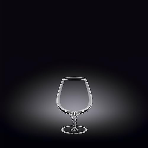 Wilmax WL-888108/2C Cognac Glass, 550 ml Capacity, Pack of 2